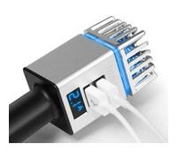 Technaxx Purificateur d'air de voiture pour allume-cigare 12/24 V Argent