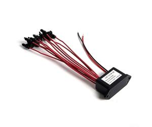 Purificateur d'air domestique générateur d'ions négatifs pour enlever la fumée et la poussière, construction en métal ABS, sortie haute tension 5,0 KV-6,5 KV DC, compatible avec AC standard 220 V/50