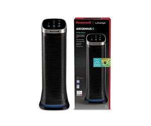 Purificateur d'air Honeywell Air Genius 5 HFD323E doté d'un filtre ifD permanent et lavable(cinq modes de purification;capture jusqu'à 99,9% des particules microscopiques comme la poussière, la fumée