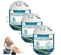 Purificateur d'air intérieur Magic Box, boîte multifonctionnelle pour éliminer la poussière, aspiration automatique des poussières, purification continue de l'air dans toute la maison (3PCS)