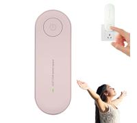 Purificateur d'air ionique Claru enfichable, Purificateur d'air Clairu, Mini purificateur d'air portable enfichable, Sans filtre, Pure et rafraîchit instantanément l'air de la maison (1, Rose)