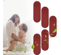 Purificateur D'air Ionique, Eliminating Odors and Dust, Mini Air Purifier Plug-in, Operating Quietly, Pour Cuisine Chambre Salon Garage Salle de Bain Pour Animaux (Rouge*5pcs)