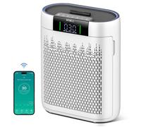 Purificateur d'air KNKA AP2000 - CADR 200 m³/h - Filtration en 4 niveaux à 99,97% - Pour 75 m² - Surveillance de la qualité de