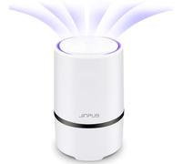 purificateur d'air maison JINPUS, filtre à air avec veilleuse LED, stérilisateur d'air stérilisateur d'air de bureau pour enlever la poussière de formaldéhyde PM2,5, allergènes, pollen, fumée, odeurs