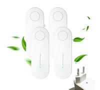 Purificateur d'Air Operating Quietly, Élimine les Odeurs et les Particules, pour Cuisine Chambre Salon Garage Salle de Bain pour Animaux (White-4PC, One Size)