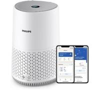 Philips Purificateur d'Air Séries 600, Capteur Intelligent, Pour les personnes souffrant d'allergies, Filtre HEPA éliminant 99,97% des polluants, Jusqu'à 44 m2, Contrôle par App, Blanc (AC0651/10)