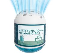 Purificateur d'air - Plastique 120 g ML 9,4 x 7,9 x 7,9 cm | Boîte de contrôle de l'humidité | Dépoussiérant Mağic Box Déshumidifiant Nettoyant pour l'amélioration de l'air frais dans la maison, le
