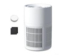 Purificateur d'air portable avec double filtre HEPA et charbon pour applications de bureau à domicile et bureau - Adresse le formaldéhyde et les particules fines (B)