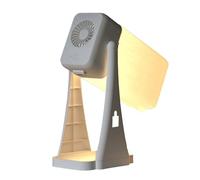 Purificateur d'air portable - Filtre de 25 cm avec veilleuse, ventilateur à trois vitesses, machine de désencombrement pour animaux de compagnie | Nettoyant compact pour chambre salle de bain salon