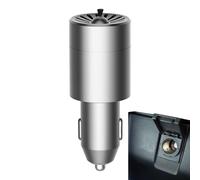 Purificateur d'air portable pour voiture - Alimenté par USB 12 V | Petit ioniseur pour les voyages, les fumées et la réduction des odeurs | Désodorisation puissante et silencieuse pour