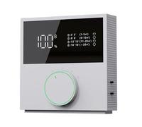 Purificateur d'air pour grandes pièces - 3 vitesses - Appareil silencieux avec écran LED - Moniteur de qualité de l'air - Pour salle de bain, salon, spa, yoga, méditation, salle de classe, hôtel