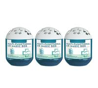 Purificateur d'air pour poussière | Boîte magique multifonctionnelle dépoussiérage Purification l'air intérieur 3 pièces | Collecteur poussière 120g | Petits assainisseurs d'air pour éliminateur