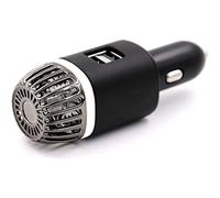 Purificateur d'air pour voiture à ions négatifs avec chargeur double USB de Baceyong, élimine les odeurs, la fumée de cigarette, la pollution, le pollen et les poils d'animaux.