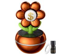 Purificateur d'Air Solaire pour Voiture - Purificateur D'Aromathérapie Rotatif,Décoratif de Fortune Parfum Longue Durée pour Voiture Maison Bureau Voyage
