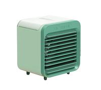Purificateur d'air Ventilateur climatiseur USB de Refroidissement par Eau Bureau Portable Chambre à Faible Bruit y Compris électrique Nuit RafraîChissez-Vous Rapidement(Green)