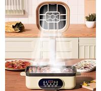 Purificateur de fumée, mini ventilateur d'échappement de cuisine à hauteur réglable, hotte de cuisine amovible, absorbeur de fumée d'intérieur portable