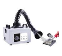 Purificateur de vapeur de soudage avec moteur en cuivre de 100 W - Filtration à trois couches, capacité de traitement de l'air 258 m³/h pour les opérations de soudage DIY