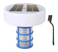 Purificateur d'eau et de choc solaire sans chlore 85% moins de chlore ioniseur de piscine en cuivre solaire interrupteur automatique veilleuse rvb jusqu'à 35000 Gal-B