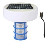 Purificateur d'eau et de choc solaire sans chlore 85% moins de chlore ioniseur de piscine en cuivre solaire interrupteur automatique veilleuse rvb jusqu'à 35000 Gal-A