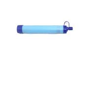 Purificateur D'Eau Portable avec Double Filtration pour la Randonnée, le Camping, la Préparation à L'urgence, la Paille du Filtre à Eau en Randonnée (Bleu)