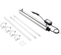 Purificateur d'eau UV VEVOR 27 W 22,7 L/min filtre de purification d'eau ultraviolet polyvalent avec boîtier en acier inoxydable, filtres à eau UV