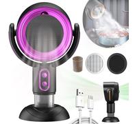 Purificateur PuffHide, meilleur ventilateur PuffHide for fumée, ventilateur PuffHide for fumer à l'intérieur, ventilateur purificateur Smoke Away, purificateur d'air portable PuffHide.(Purple,Recharge