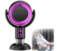 Purificateur Smoke Away, Ventilateur Puff Chill pour Fumer À L'intérieur, Purificateur d'air Fumée Ventilateur, Portable Cuisine Ventilateur d'extraction, Élimine Efficacement Les Odeurs(Purple,Rechar