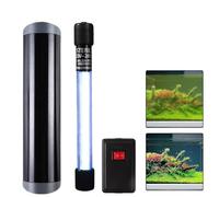 Purificateur UV pour Aquarium - Filtre UV pour Aquarium, stérilisateur à lumière UV 9 W pour Aquariums, Nettoyeur d'eau Submersible Portable | Lampe de UV pour Piscine extérieure et élimi