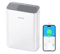 Purificateurs d'air intelligents pour la maison, grande pièce, purificateurs d'air pour animaux de compagnie avec capteur PM2,5, pré-filtre lavable pour poils d'animaux, grand purificateur d'air 24 dB
