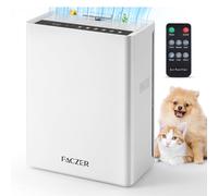 Purificateurs d'air pour maison, grande pièce, écran PM 2.5, couverture de moniteur de qualité de l'air jusqu'à 760 m² avec télécommande, purificateurs d'air pour animaux domestiques avec parfum