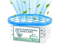 Purification de l'air - Éliminateur d'odeurs de 13 cm | Éliminateur automatique d'odeurs avec extraction de poussière pour la maison, la salle de bain, l'armoire, la voiture, la chambre à coucher