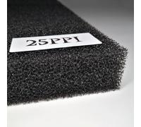 Purification de l'air en fibre de carbone actif,coton,divers types,produit de protection de la santé et de l'environnement,1m x 1m x 1 cm - Type 25PPI