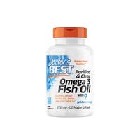 Purified & Clear Omega 3 Fish Oil, 1000mg - 120 marine softgels