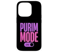 Purim Mode on Funny Purim Jewish Costume Happy Purim Coque pour iPhone 14 Pro