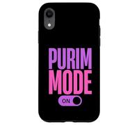 Purim Mode on Funny Purim Jewish Costume Happy Purim Coque pour iPhone XR