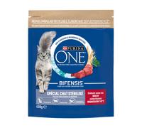 Purina Aliment sec pour chat au bœuf, stérilisé, 450 g