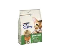 CAT CHOW Adulte Stérilisé - Riche en Dinde - 3 KG - Croquettes pour chats adultes