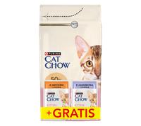 PURINA Cat Chow Kitten Croquettes Riche en Poulet 1,5 kg + 2 sachets GRATUITS