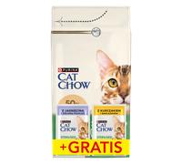 PURINA Cat Chow Nourriture Stérilisée Riche en Poulet 1,5 kg + 2 sachets GRATUITS