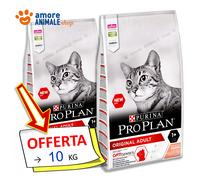 Purina Pro Plan Croquettes pour chat adulte Vital Functions Soutien fonctions vitales Saumon 10 kg