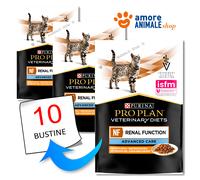 Purina Pro Plan Veterinary Diets Feline NF ST/OX Fonction Rénal Aliment Humide Poulet 10 x 85g