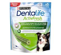 PURINA Dentalife Bâtonnets à Mâcher pour Chien de Grande Taille 25-40kg - Nettoyage Dentaire Efficace, Vitamine D & Calcium, sans Sucre, Friandise Naturelle
