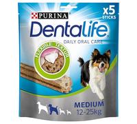 PURINA DENTALIFE Lot de 5 collations dentaires pour Chien de Taille Moyenne 5 x 115 g