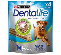 PURINA DENTALIFE Maxi Lot de 5 collations dentaires pour Chien Réduit la Formation de tartre, Poulet, Grand Chien (5 x 142 g)