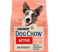 PURINA DOG CHOW | Adulte | Active Croquettes pour Chiens de Taille Moyenne |Poulet| Lot de 1 | 14 kg | Sac