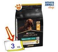 Purina Dog Pro Plan Adulte Petit Et Mini Léger Stérilisé Au Poulet Chiens 3 Kg