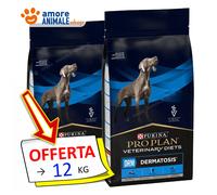 Purina Dog PRO PLAN Veterinary Diets DRM Traitement Cutané, 12 kg, Sec