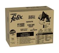 Jumbopack Felix "Tendres Effilés" 120 x 85 g - thon, saumon, cabillaud, colin