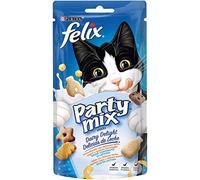 Purina Felix Party Mix Snack Chat Dairy Delight 8 boîtes de 60 g