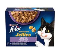 Purina Felix Sensations Nourriture pour Chat Dinde Agneau 12 x 85 g